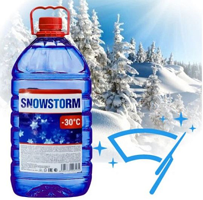 Жидкость стеклоомывающая SNOW TRACK (SNOW STORM) -30 5л