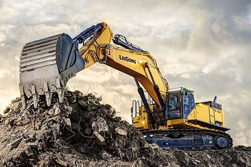 Компания  LiuGong представила новый экскаватор 995F