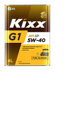Масло для бензиновых двигателей KIXX G1 5w30 SP PLUS 4L TIN, 1/4