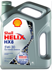 Shell Helix HX8 Syn 5W30, моторное масло 4л, 1/4