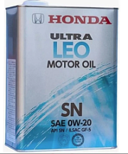 Масло моторное Honda ULTRA LEO SN 0w20 4л, 1/6
