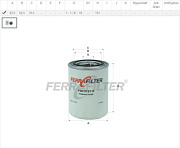 Фильтр гидравлический Fera Filter FSO913/1H (P556005/BT260-10)