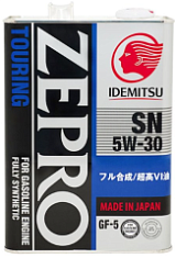 Масло моторное IDEMITSU Zepro Touring 5W30 SN/CF GF-5 синтетика 1л, 1/12