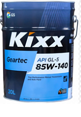 Масло трансмиссионное KIXX Geartec GL-5 85w140 1L, 1/12